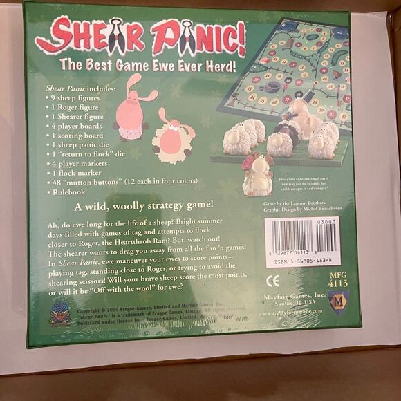 2006 Shear Panic! The Best Game Ewe Ever Herd! by Mayfair Games - Picture 4 of 5